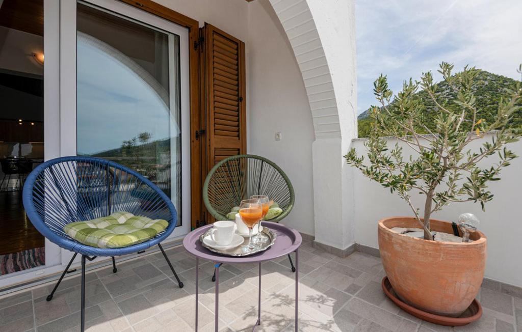 Panoramico Apartment, Private Jacuzzi Brela Kültér fotó